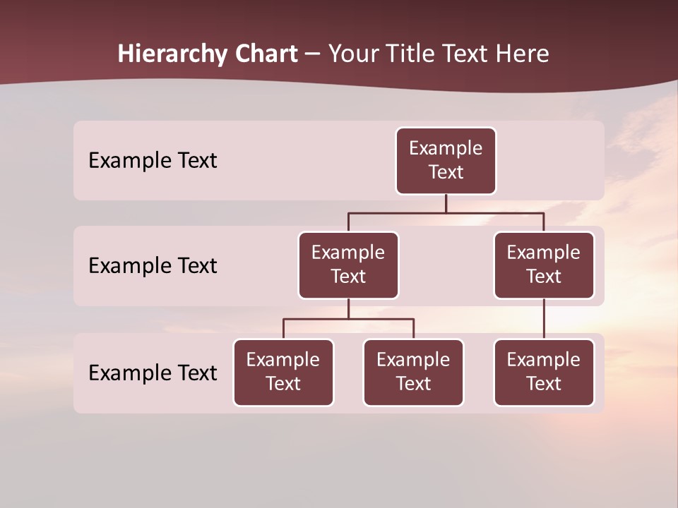 Sunset Background Climate PowerPoint Template