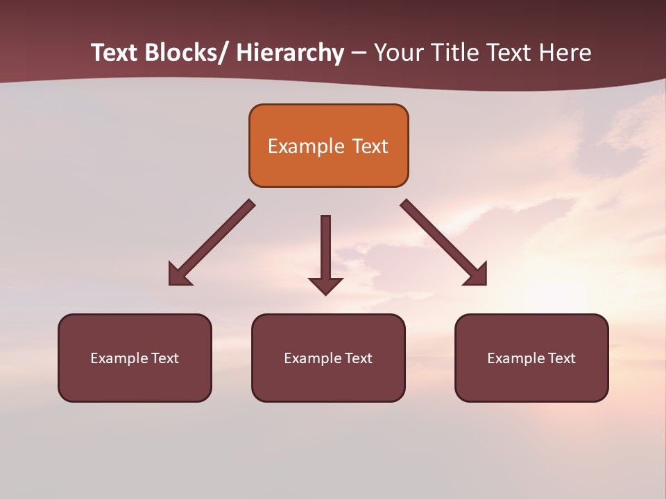 Sunset Background Climate PowerPoint Template