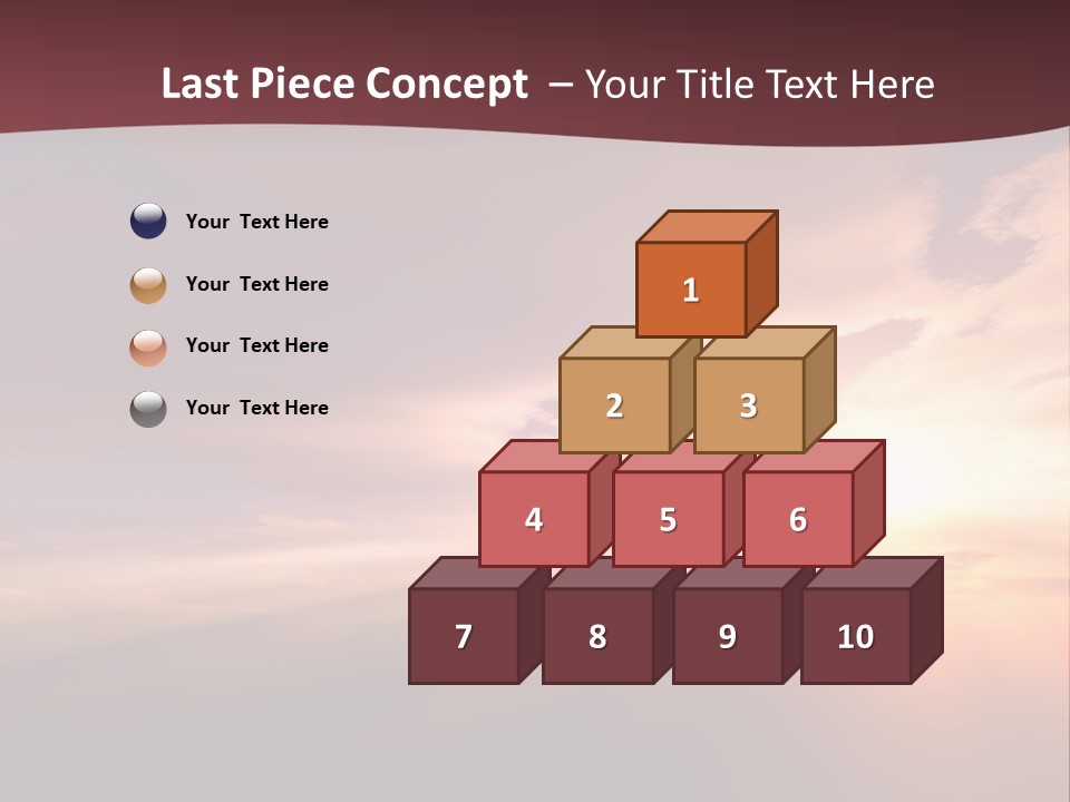 Sunset Background Climate PowerPoint Template