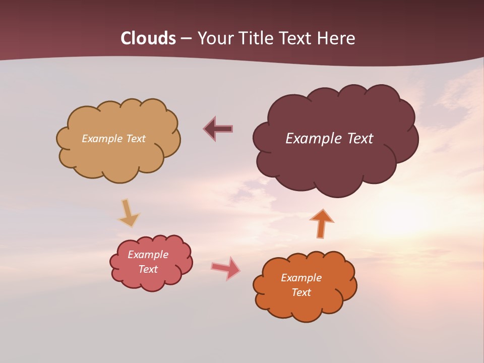 Sunset Background Climate PowerPoint Template