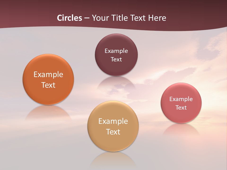 Sunset Background Climate PowerPoint Template