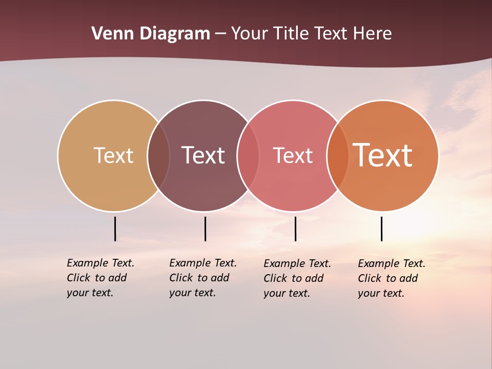 Sunset Background Climate PowerPoint Template