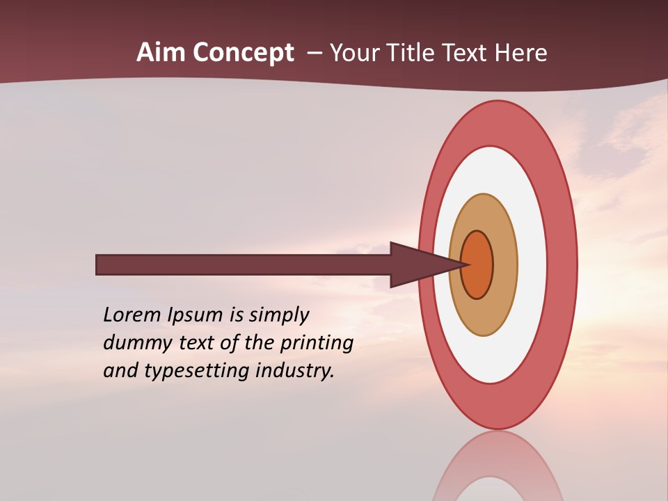 Sunset Background Climate PowerPoint Template