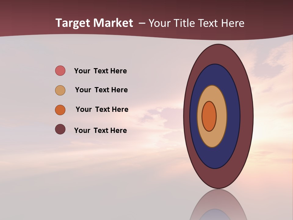 Sunset Background Climate PowerPoint Template