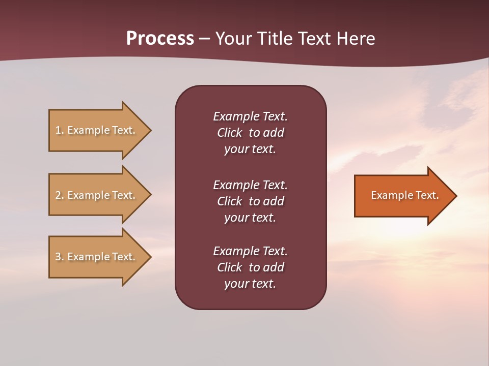 Sunset Background Climate PowerPoint Template