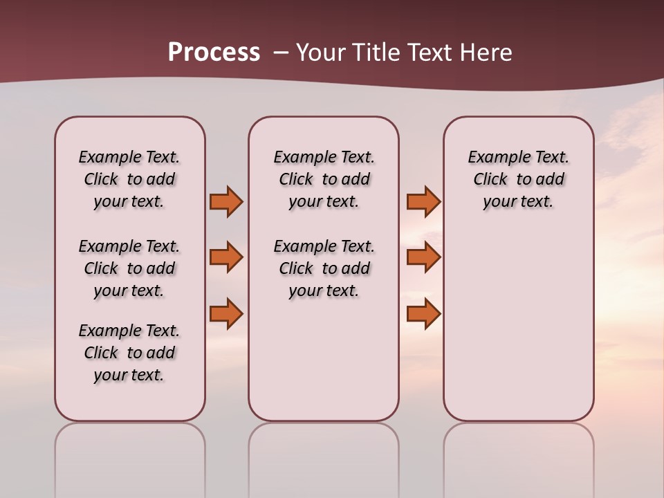 Sunset Background Climate PowerPoint Template