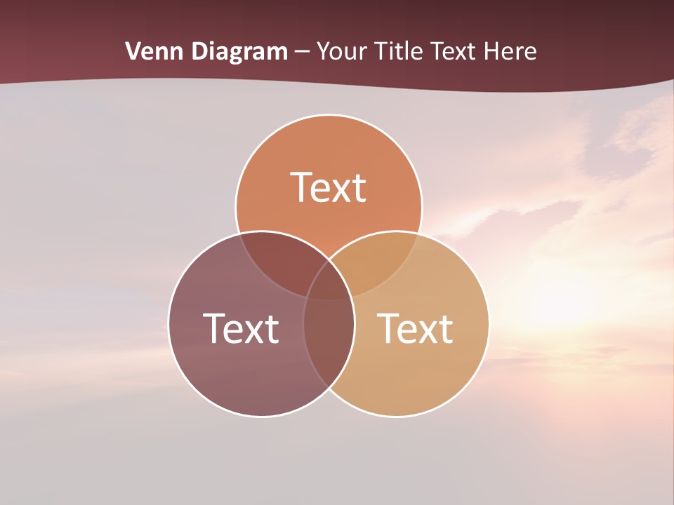 Sunset Background Climate PowerPoint Template
