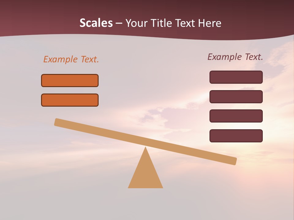 Sunset Background Climate PowerPoint Template