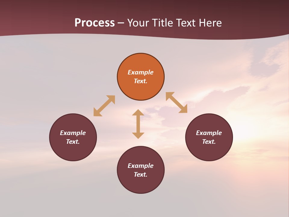 Sunset Background Climate PowerPoint Template
