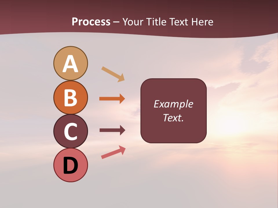Sunset Background Climate PowerPoint Template