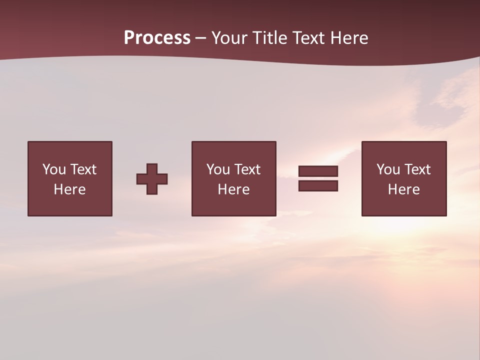 Sunset Background Climate PowerPoint Template