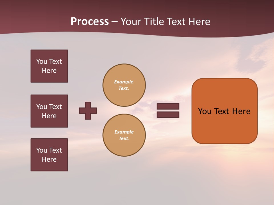 Sunset Background Climate PowerPoint Template