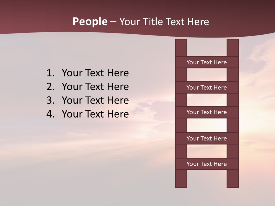 Sunset Background Climate PowerPoint Template