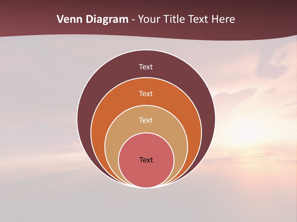 Sunset Background Climate PowerPoint Template