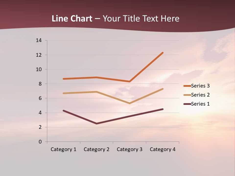 Sunset Background Climate PowerPoint Template