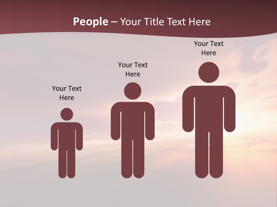 Sunset Background Climate PowerPoint Template