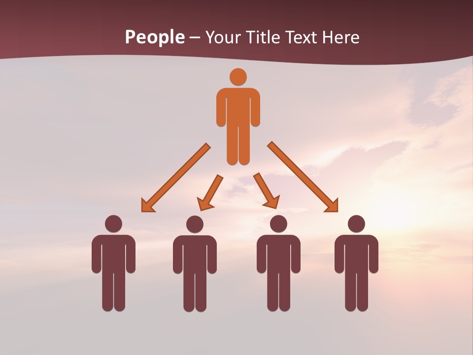 Sunset Background Climate PowerPoint Template