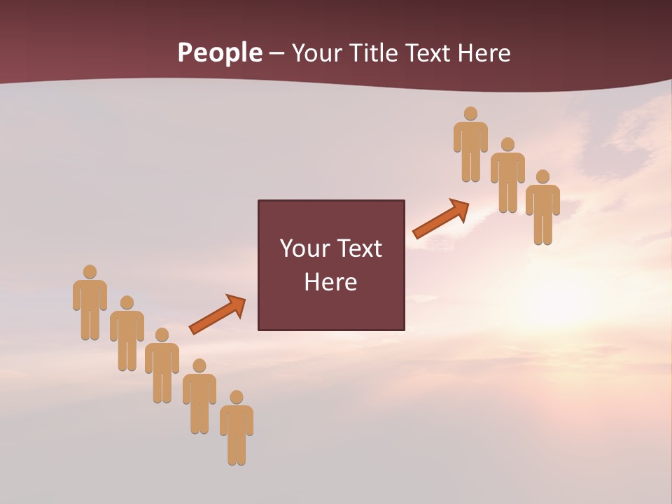 Sunset Background Climate PowerPoint Template
