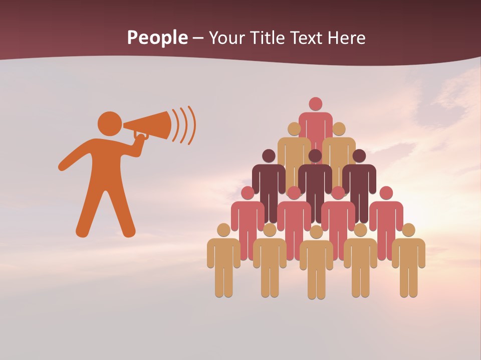 Sunset Background Climate PowerPoint Template