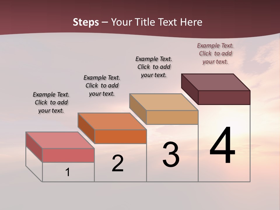 Sunset Background Climate PowerPoint Template