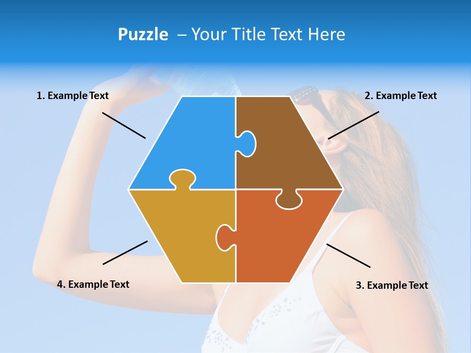 Fit Water Background PowerPoint Template