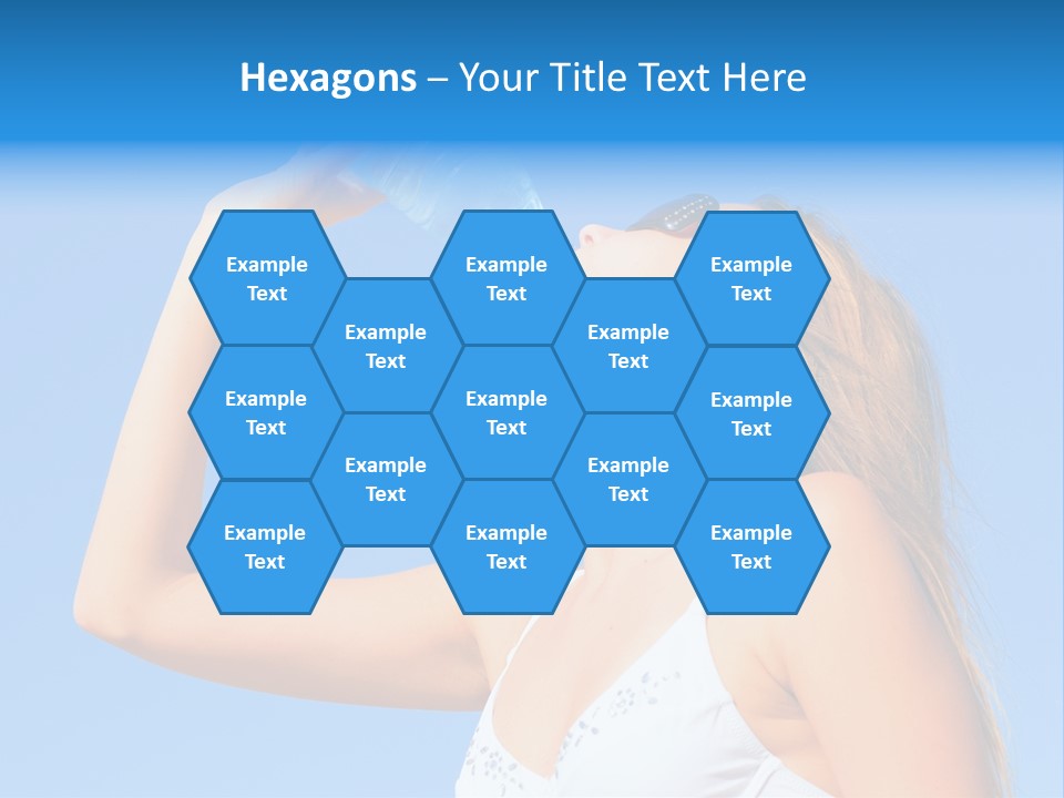 Fit Water Background PowerPoint Template