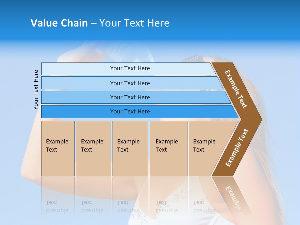 Fit Water Background PowerPoint Template