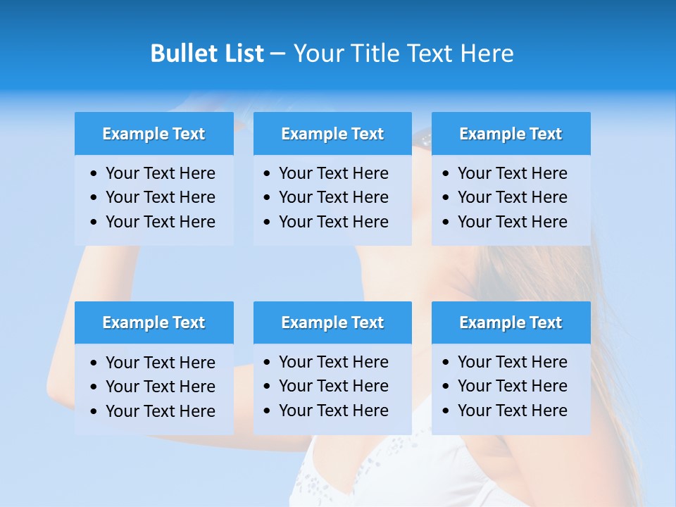 Fit Water Background PowerPoint Template