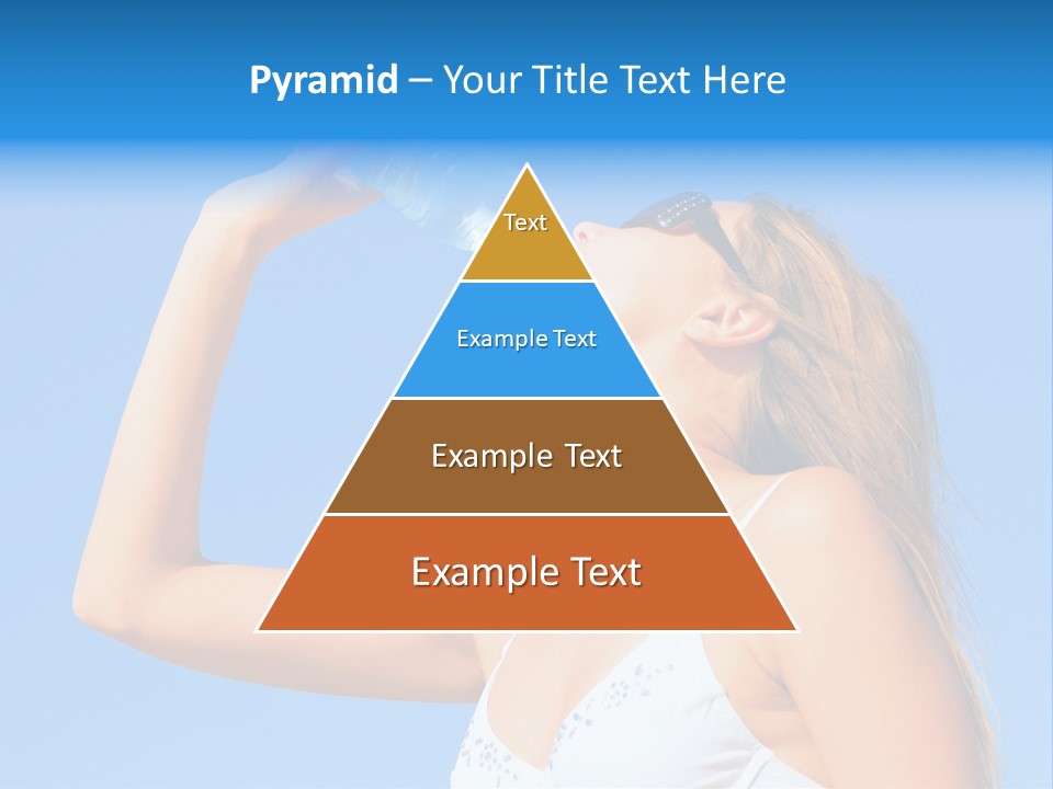 Fit Water Background PowerPoint Template