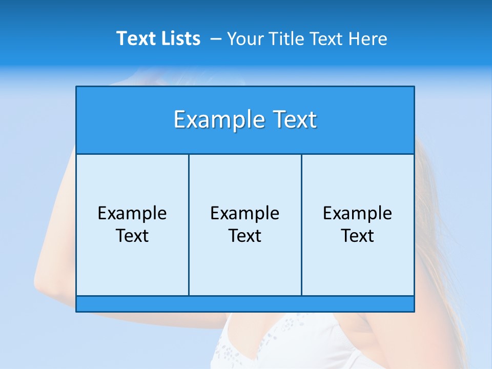 Fit Water Background PowerPoint Template