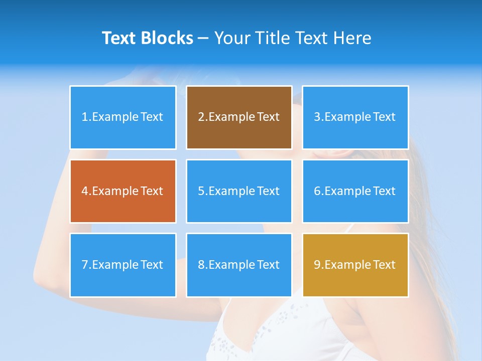 Fit Water Background PowerPoint Template