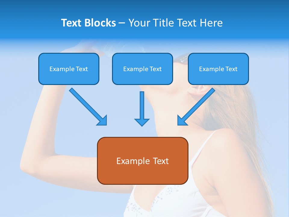 Fit Water Background PowerPoint Template