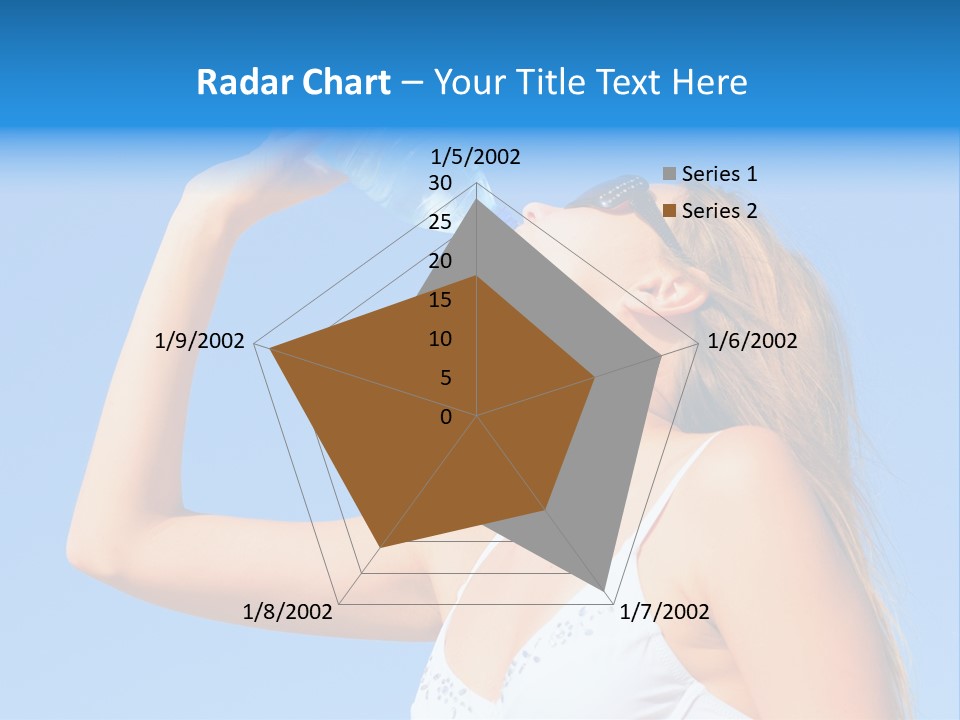 Fit Water Background PowerPoint Template
