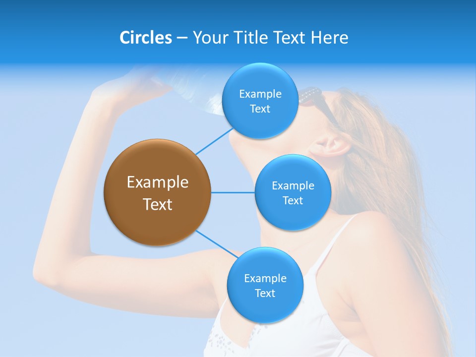 Fit Water Background PowerPoint Template