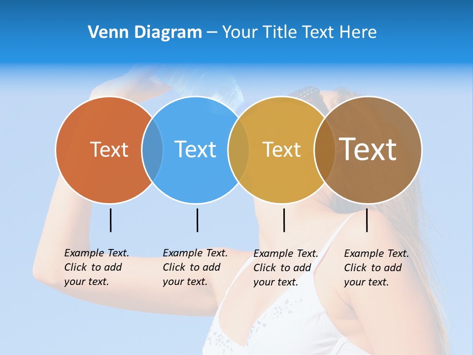 Fit Water Background PowerPoint Template