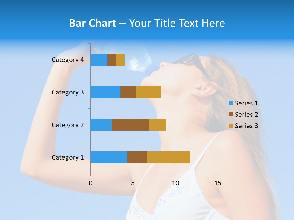 Fit Water Background PowerPoint Template