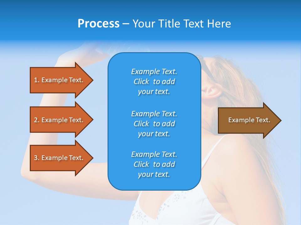 Fit Water Background PowerPoint Template