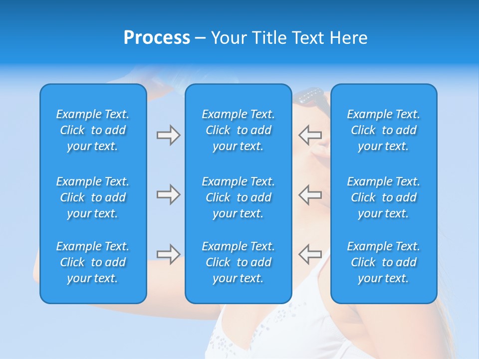 Fit Water Background PowerPoint Template