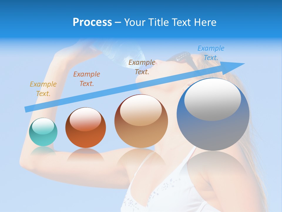 Fit Water Background PowerPoint Template