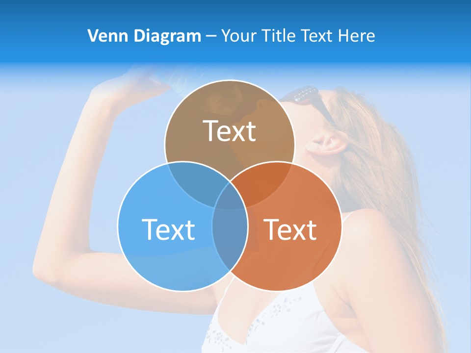 Fit Water Background PowerPoint Template