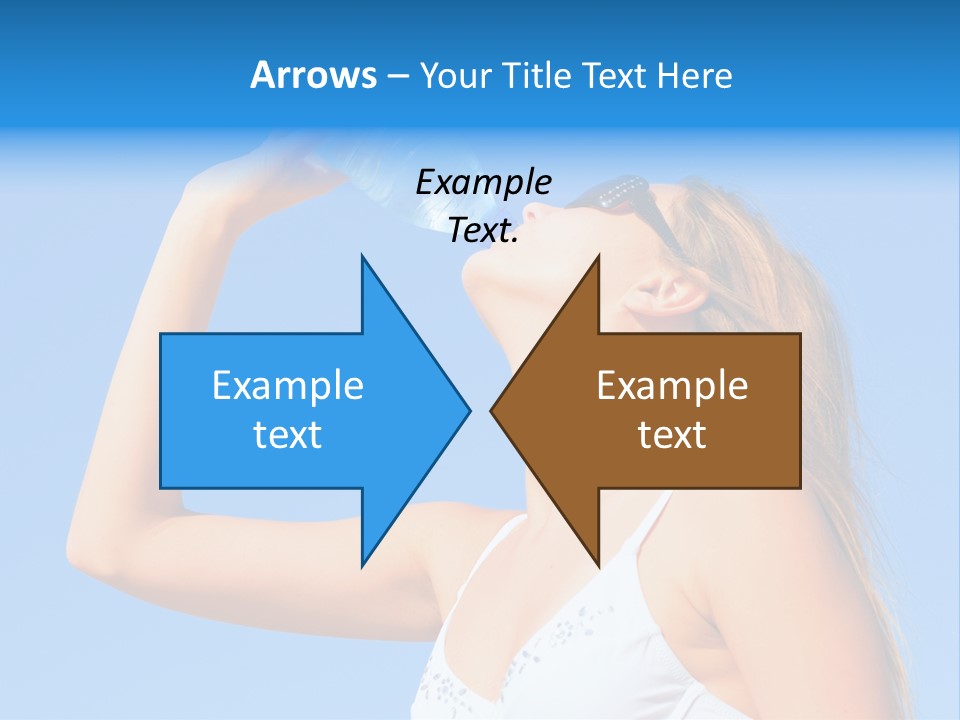 Fit Water Background PowerPoint Template