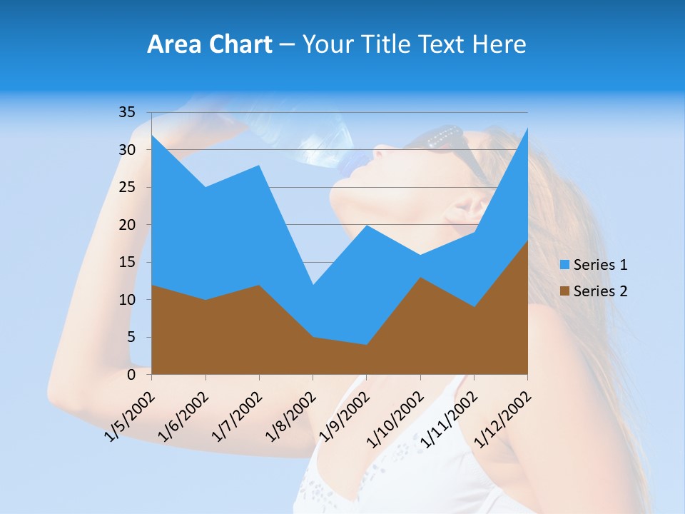 Fit Water Background PowerPoint Template