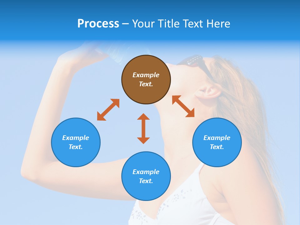 Fit Water Background PowerPoint Template