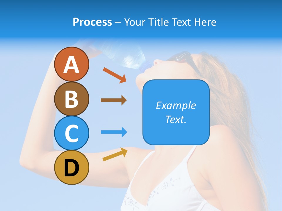 Fit Water Background PowerPoint Template