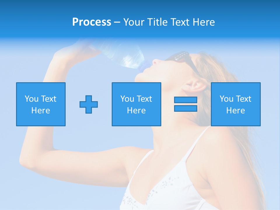 Fit Water Background PowerPoint Template