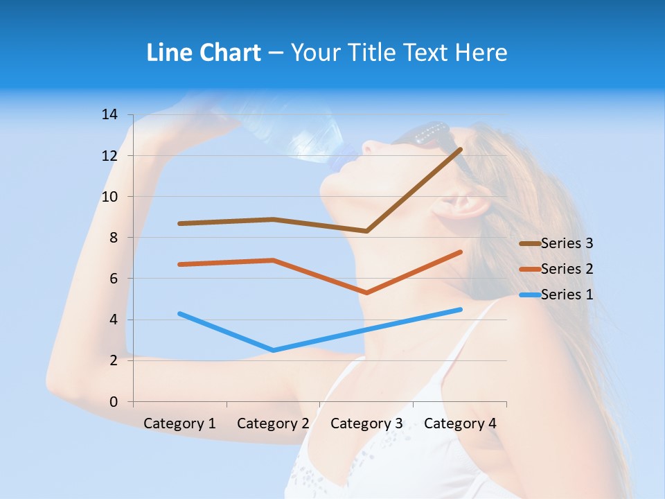 Fit Water Background PowerPoint Template