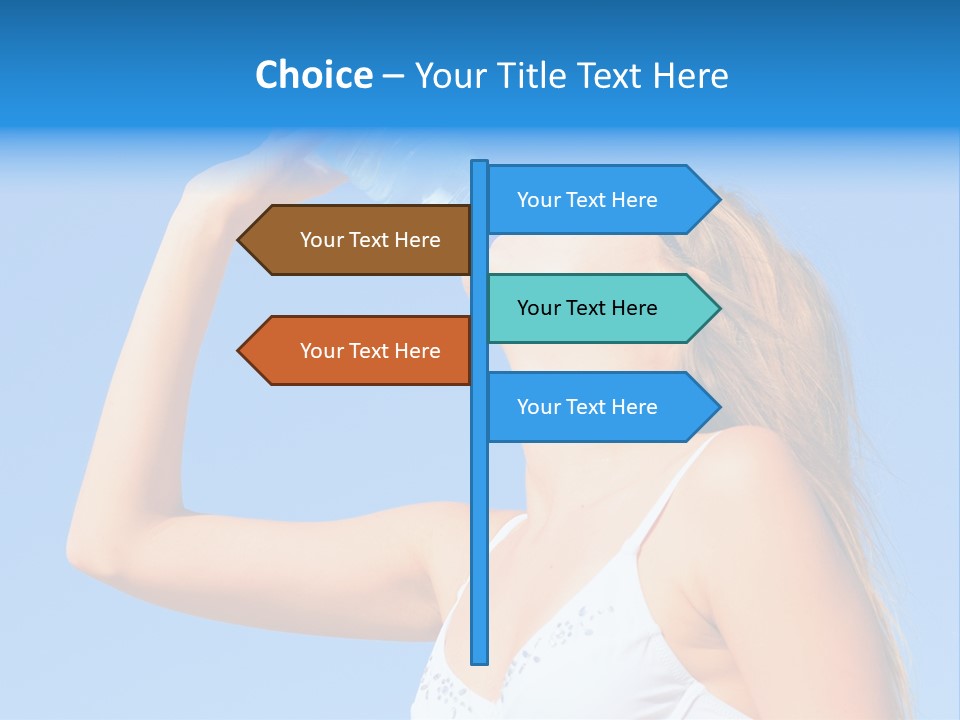 Fit Water Background PowerPoint Template