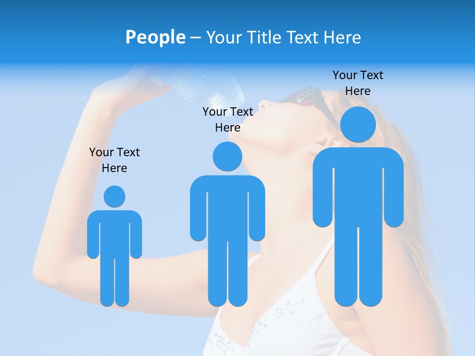 Fit Water Background PowerPoint Template