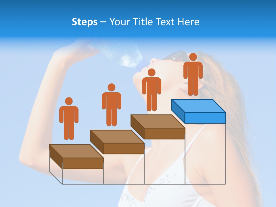 Fit Water Background PowerPoint Template