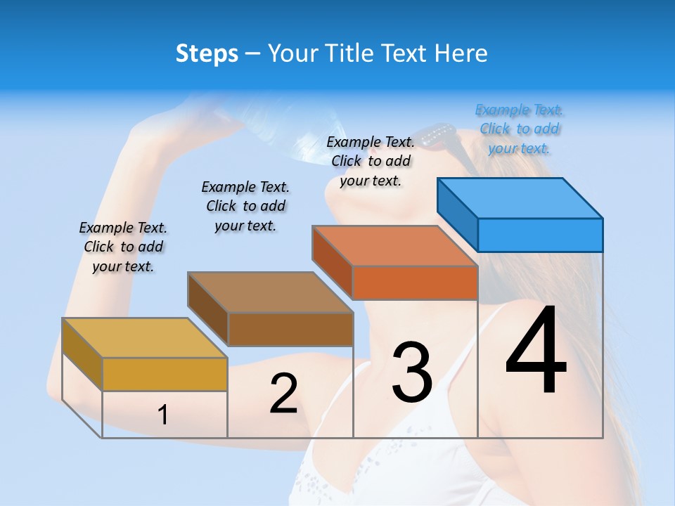 Fit Water Background PowerPoint Template